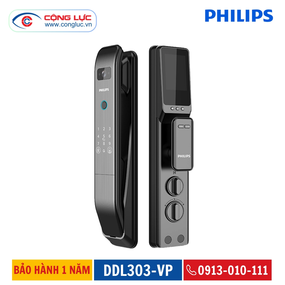 Khoá Cửa Vân Tay PhiLips DDL303-VP